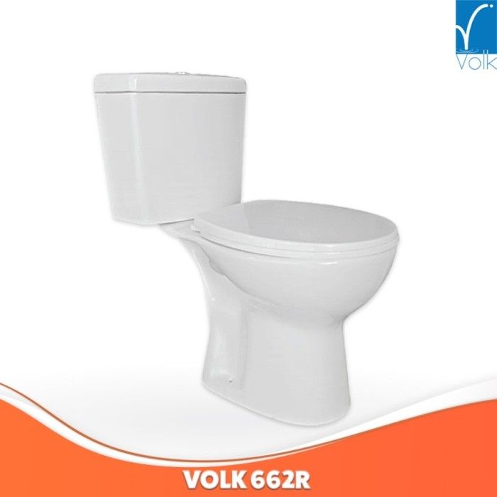 KLOSET DUDUK VOLK 662R WHITE AS 25